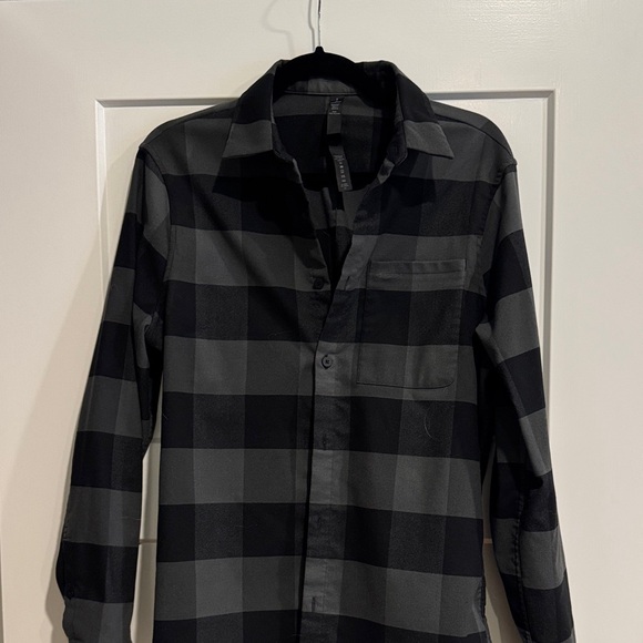 lululemon athletica Other - lululemon Black and Gray Plaid Men's Shirt